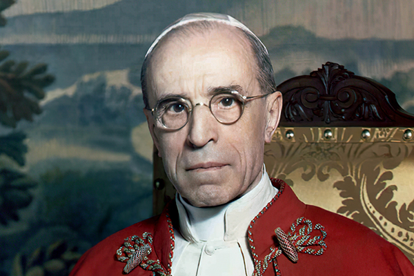 A portrait of Pope Pius XII taken at Castel Gandolfo in the early 1950s. Courtesy of Michael Pitcairn &amp; C. Harrison Conroy