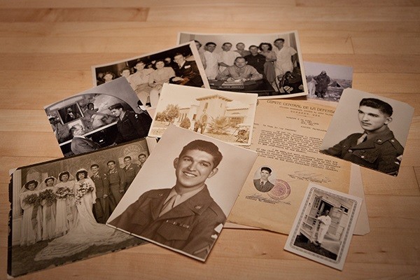 Artifacts donated to the Museum by Anthony Acevedo, a medic with the US Army’s 70th Infantry Division during World War II. US Holocaust Memorial Museum